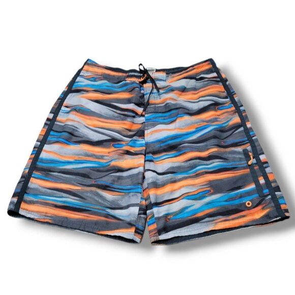 Nike Shorts Size Large W35"xL9" Swim Trunks Swimwear Swimming Shorts Mesh Lining - Picture 1 of 6